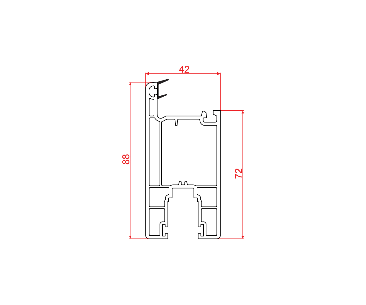 Sliding Mega Sash 88mm